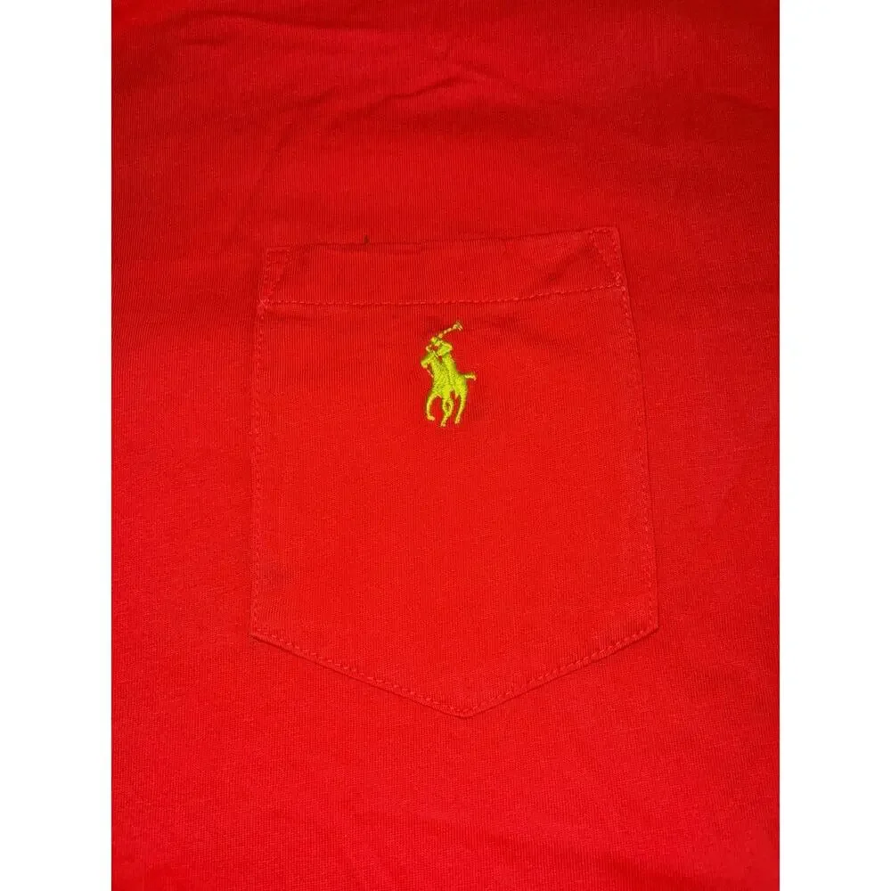 Men’s Red Polo Pony Rider Logo Large