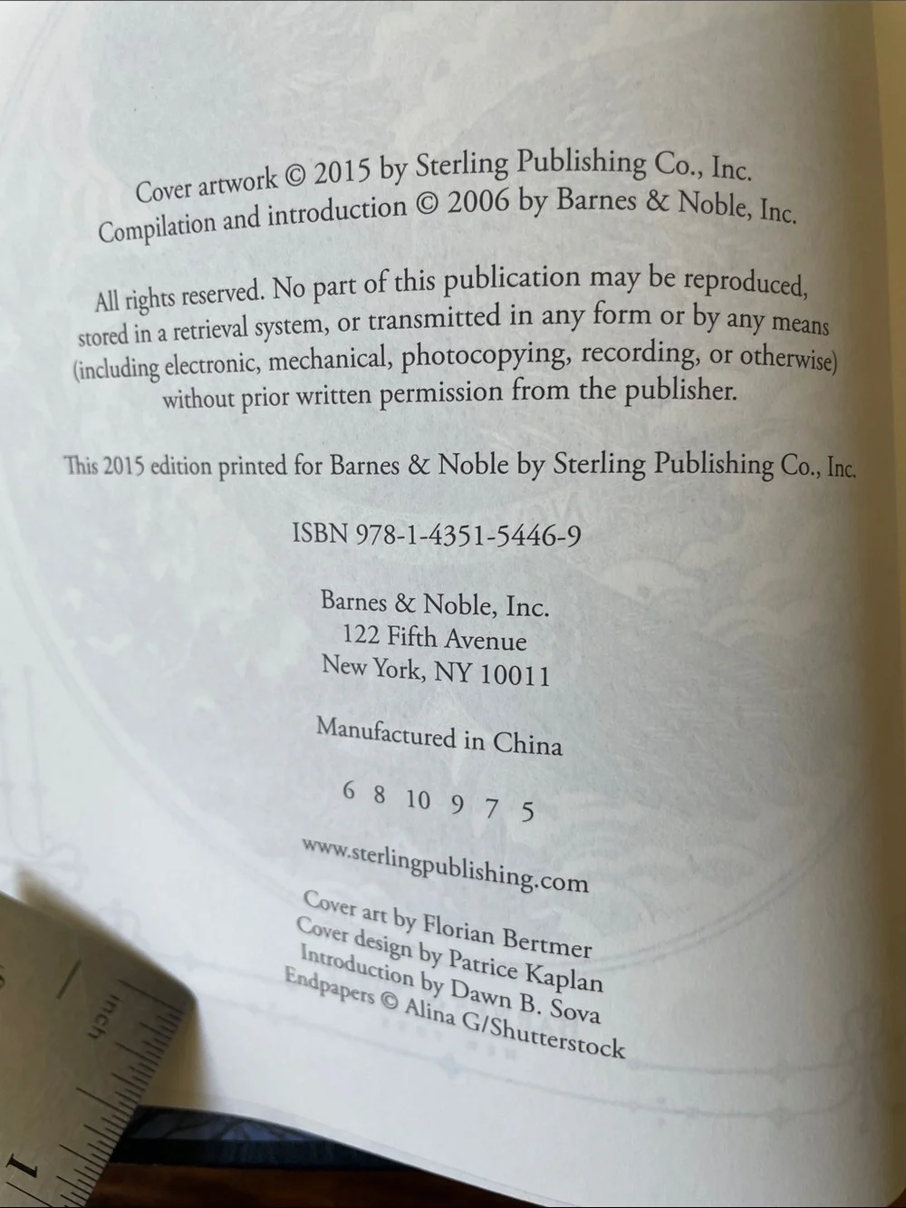 Edgar Allan Poe Black Hardcover Embossed Book Complete Tales & Poems Raven