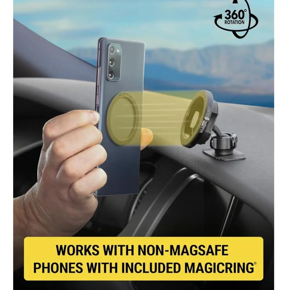 Scosche MagicMount Flip 2-Pack Magnetic Phone Mount Dash/Window/Vent MagSafe