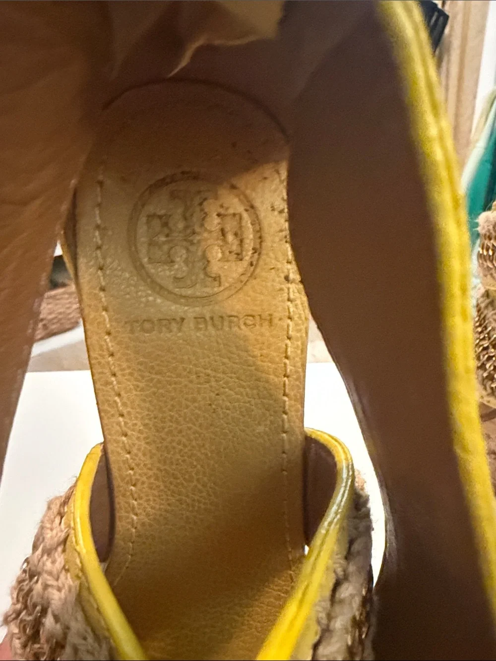 Tory Burch bright yellow