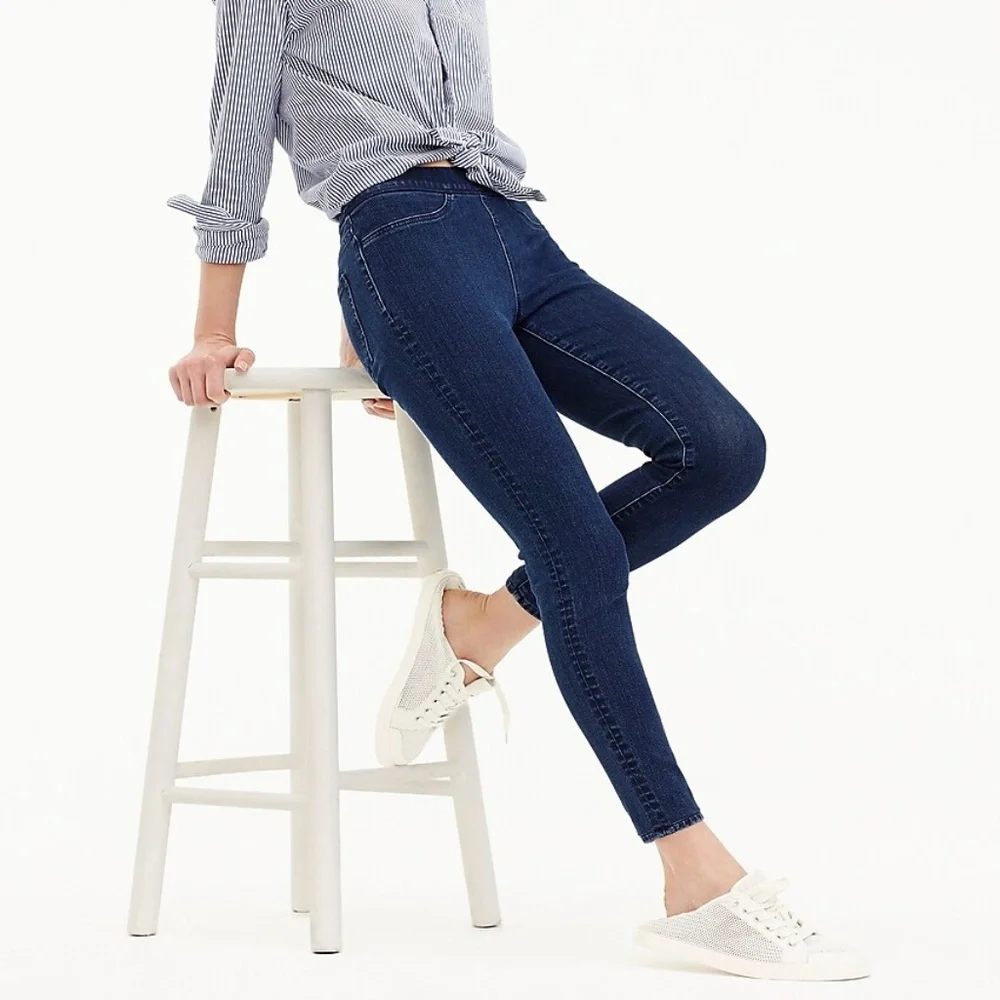 NWT J.‎ Crew Pull-On Toothpick Jean in Indigo