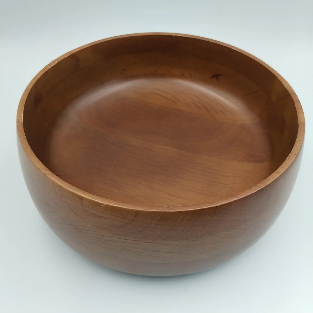 Vintage Hellerware Wooden Serving‎ Salad Bowl 9