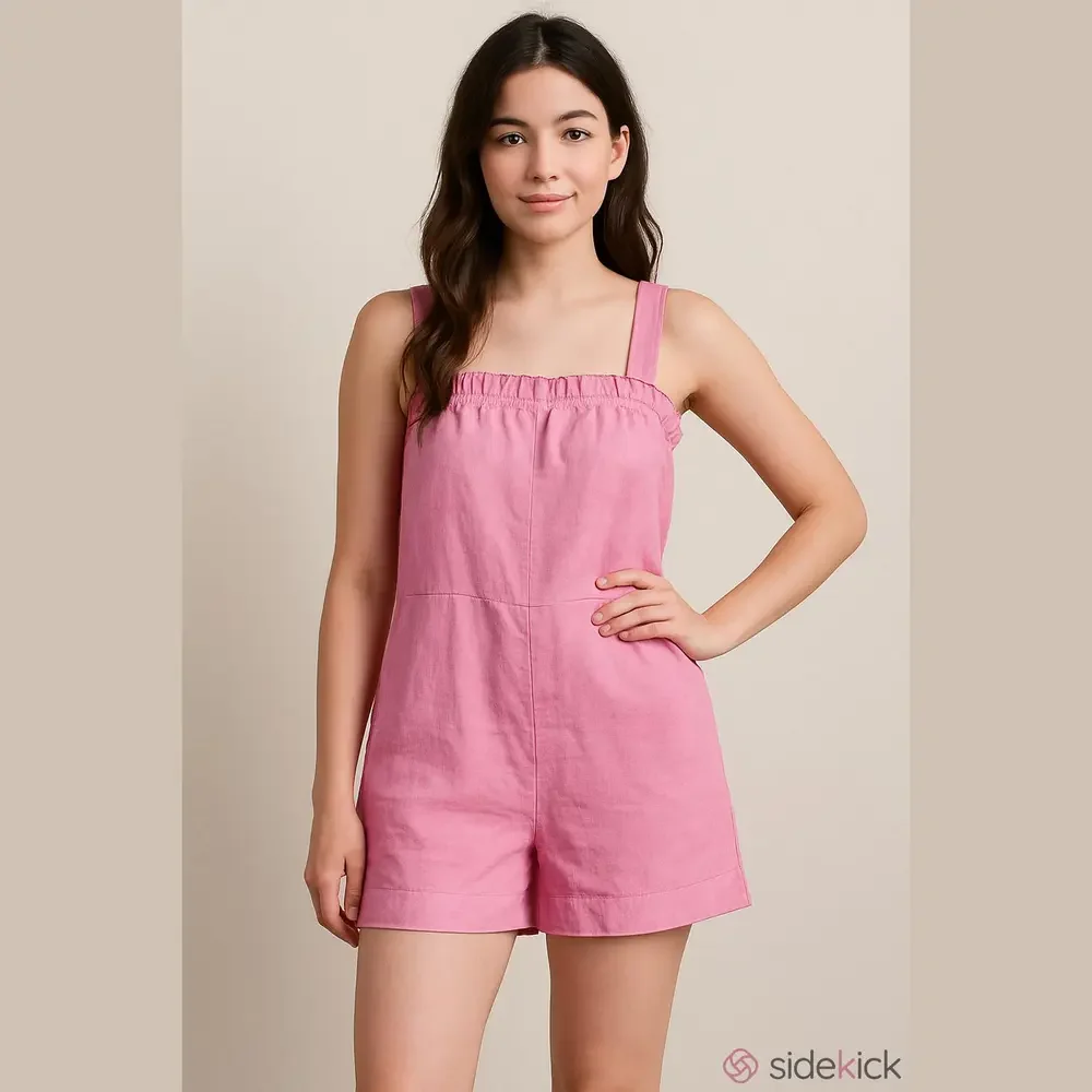 J. Crew Playful Light Pink Women's Romper