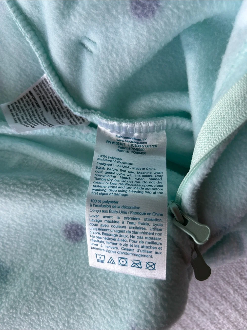 Halo sleepsack sleeveless