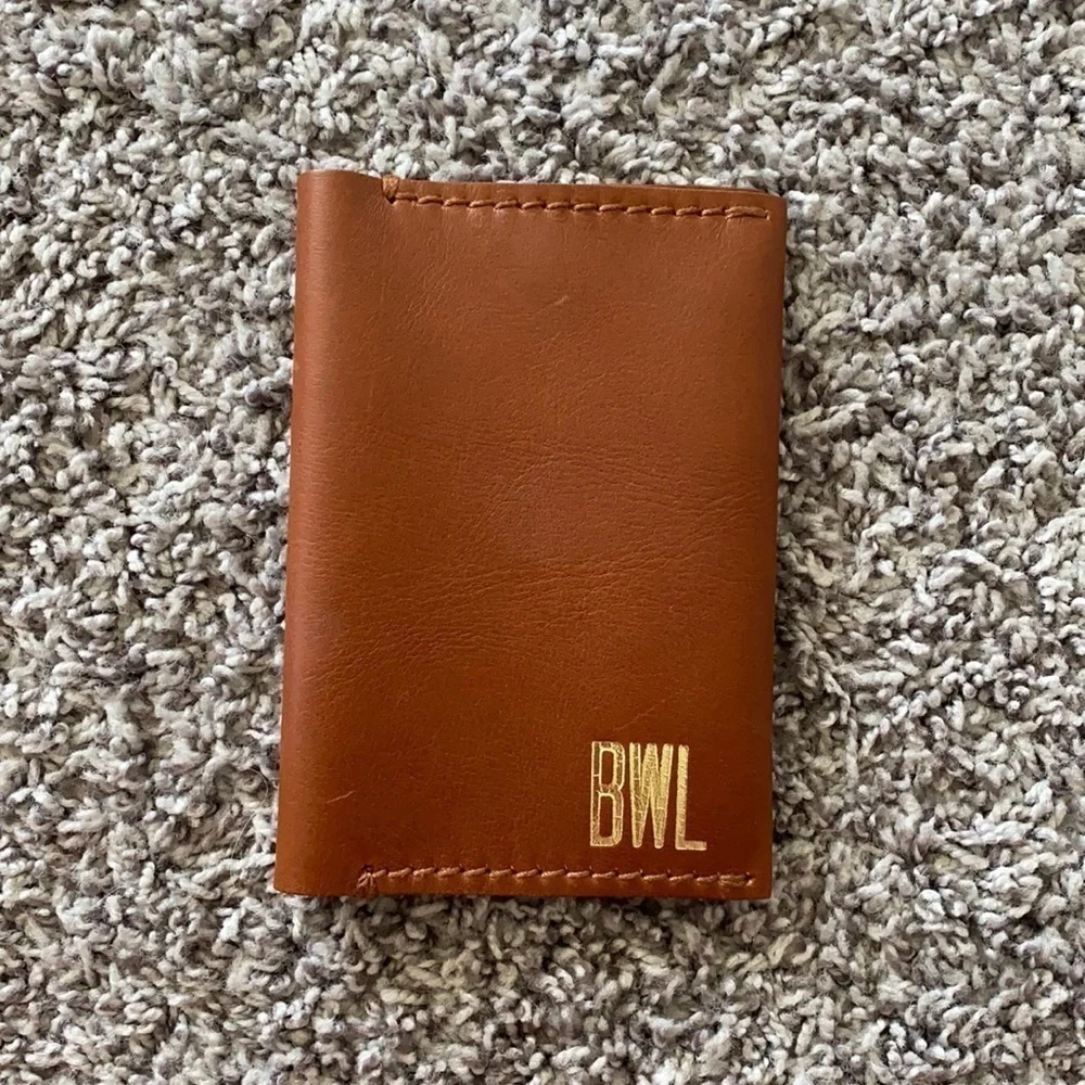Madewell Leather Passport Case BWL E5890 NEW