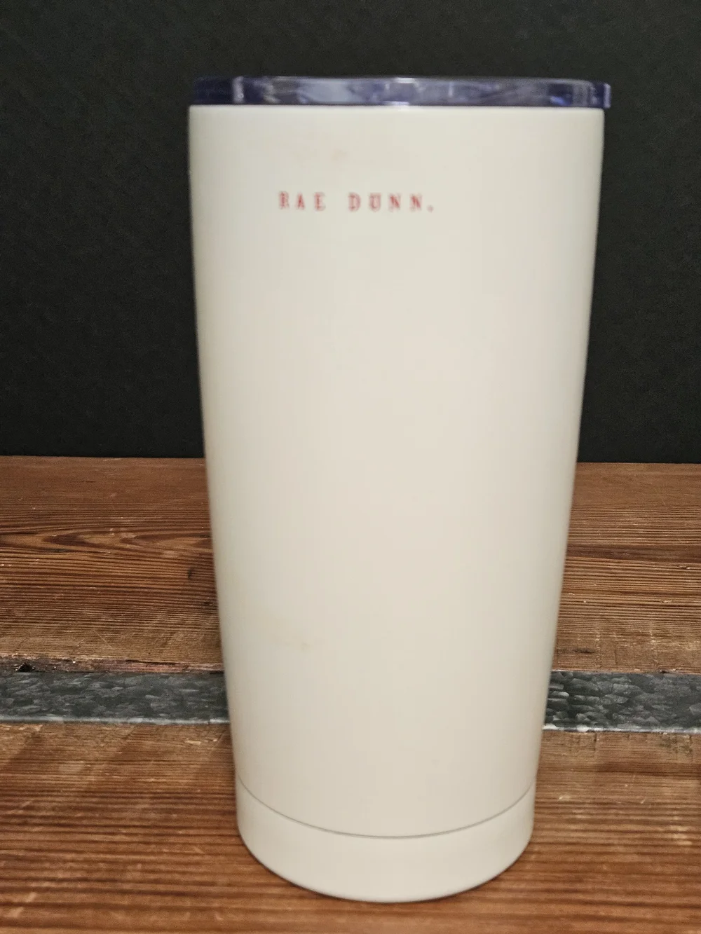 Rae Dunn cream insulated
