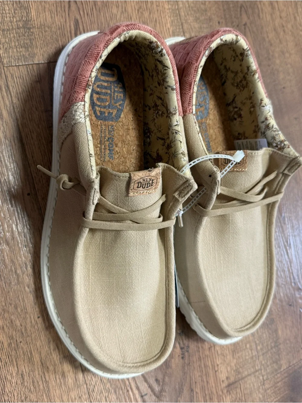 HEYDUDE Wally Funk Summer Stitch Canvas Lace-Up Men's Sneakers US 11 45184-00E