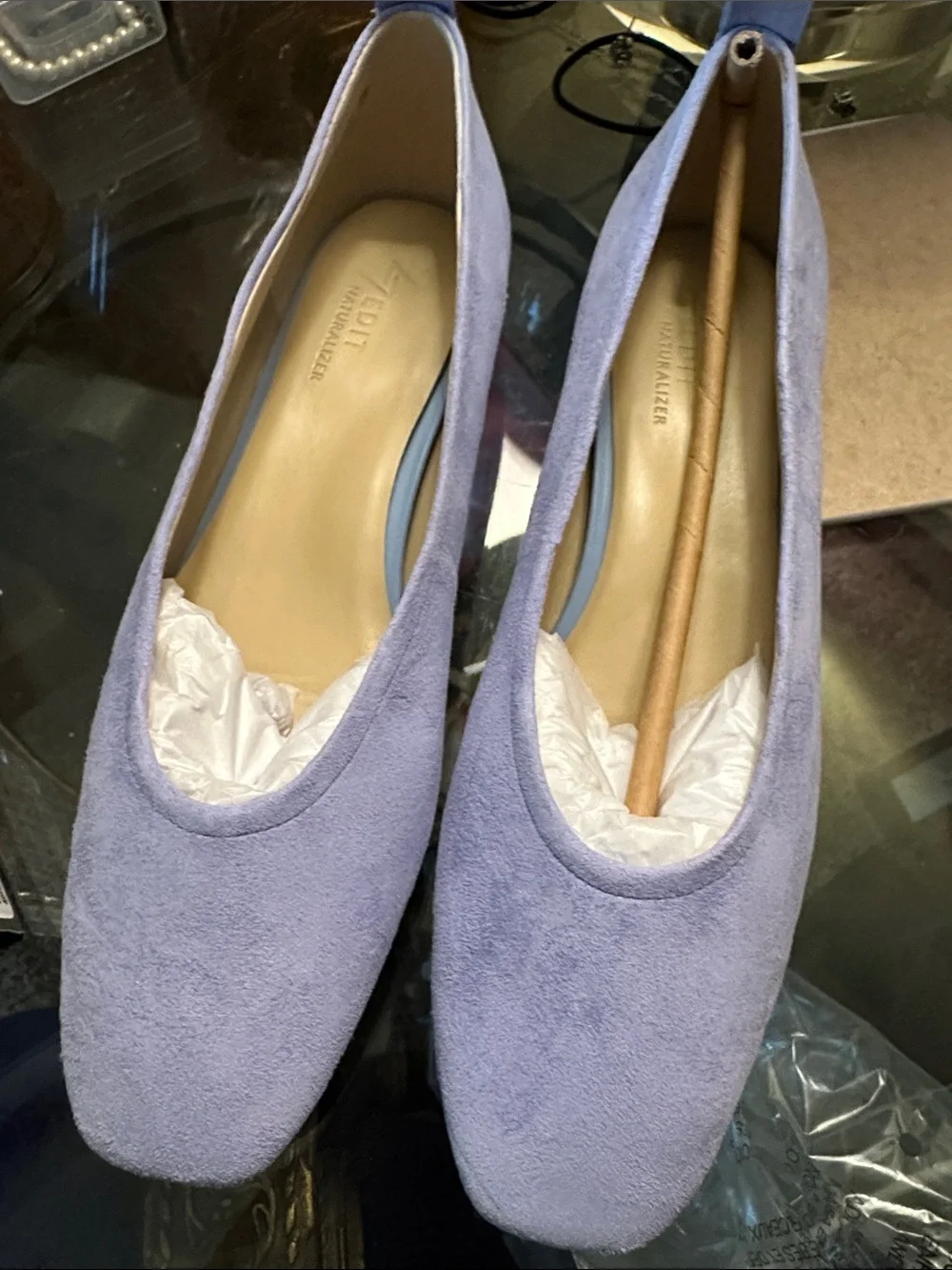 27 EDIT lavender suede