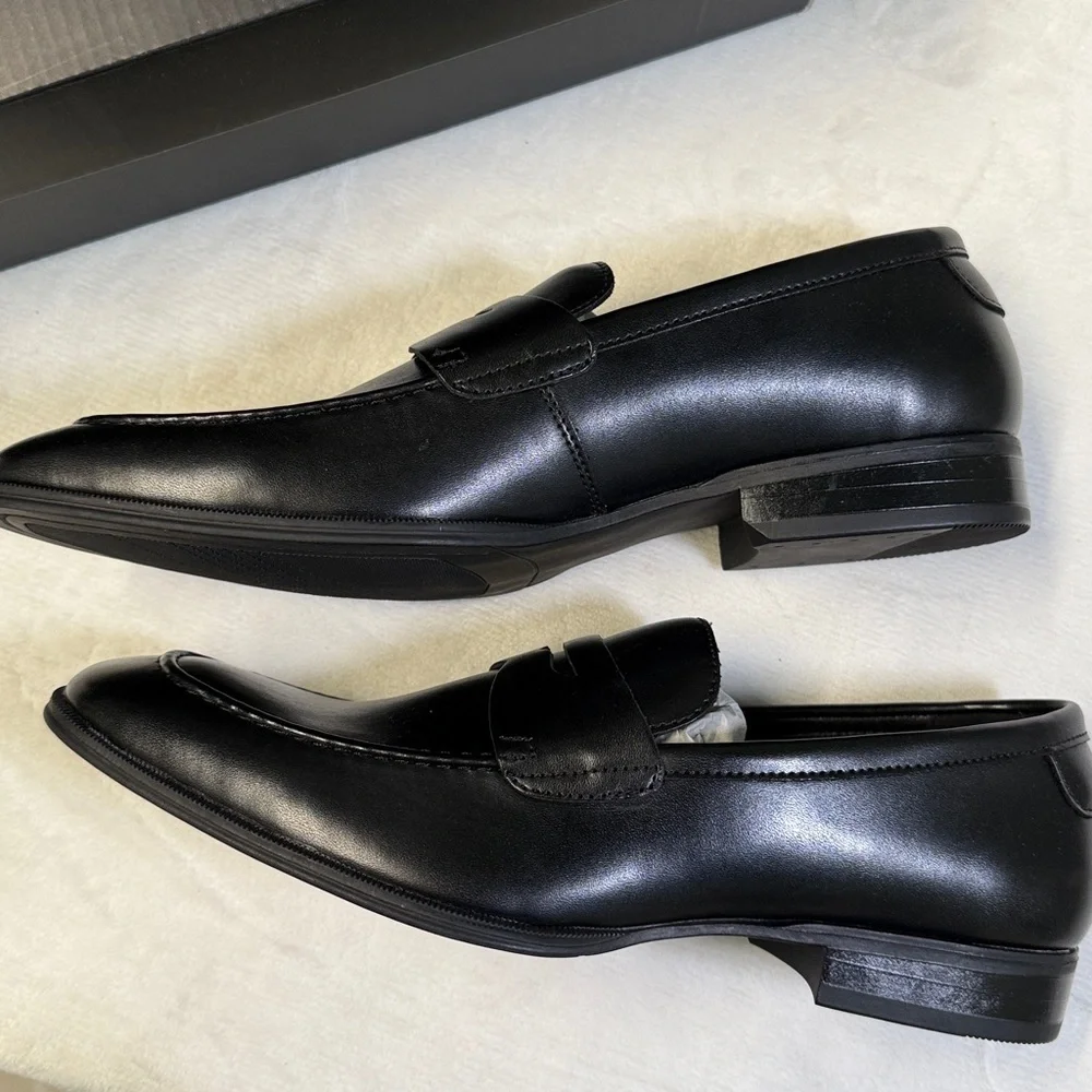 Alfani Men's Penny Memory Foam Slip- On Penny Loafers- Size 10.5