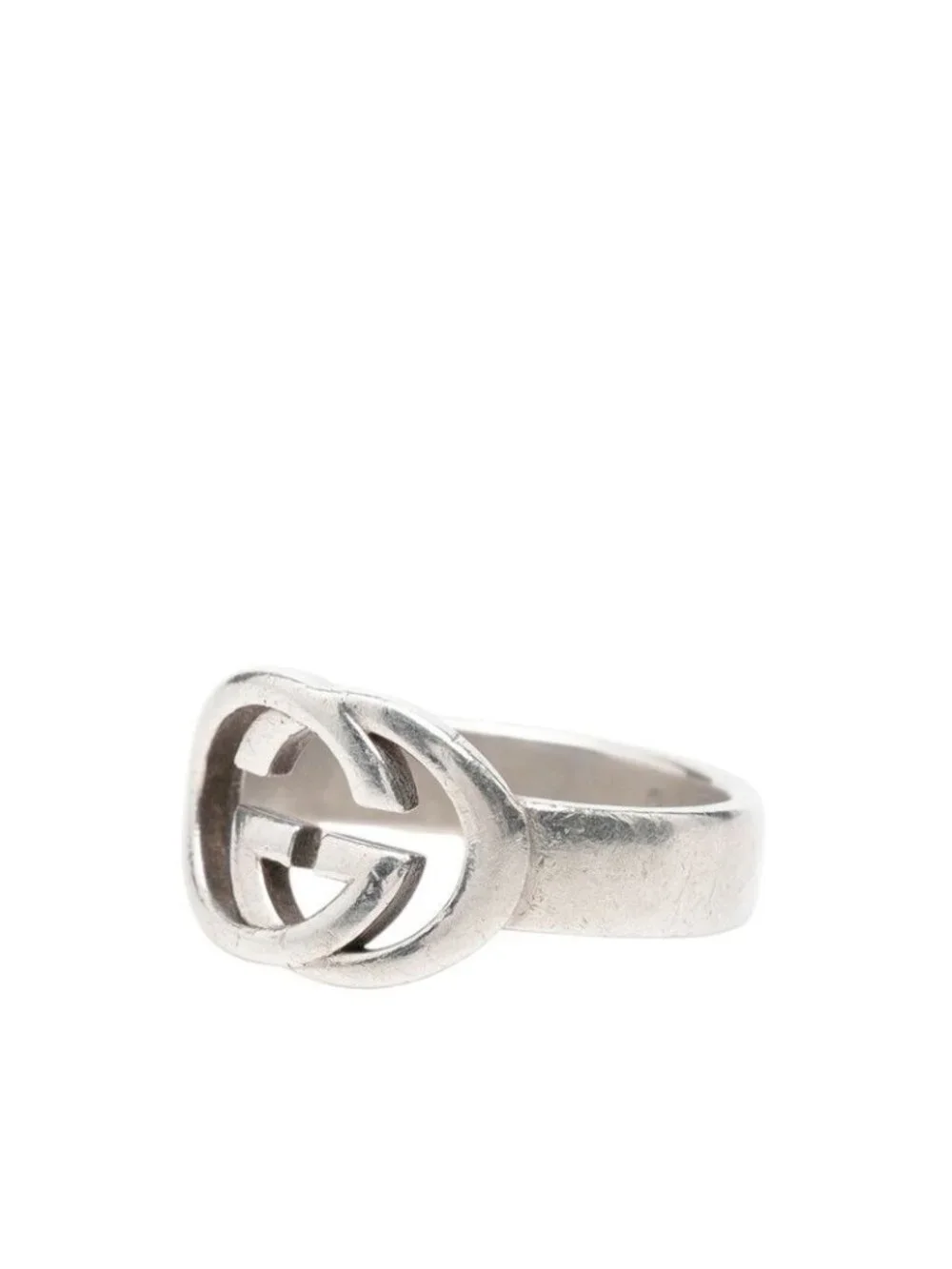 Gucci Interlocking Ring Silver