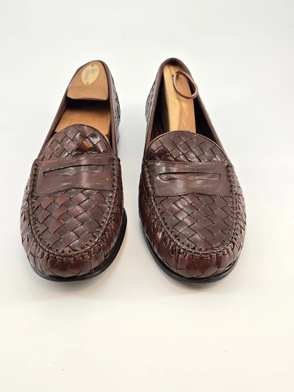 Allen Edmonds handwoven leather