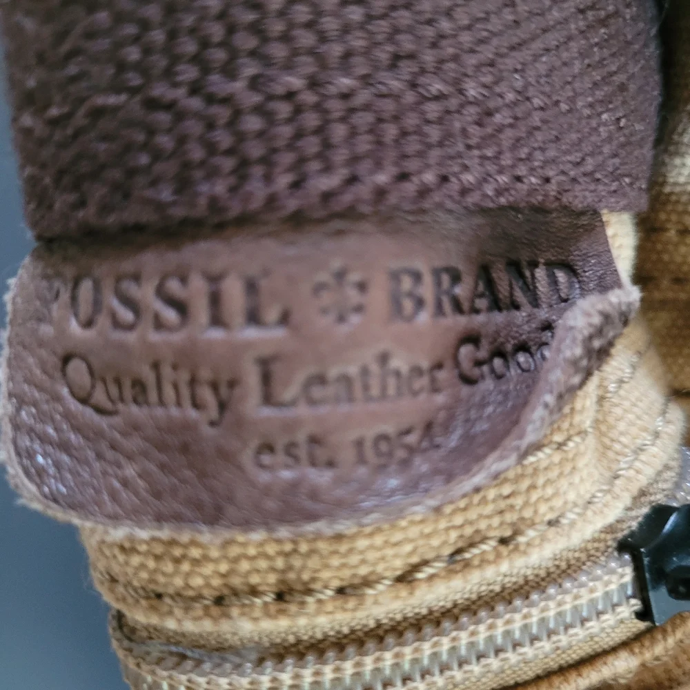 Fossil vintage canvas