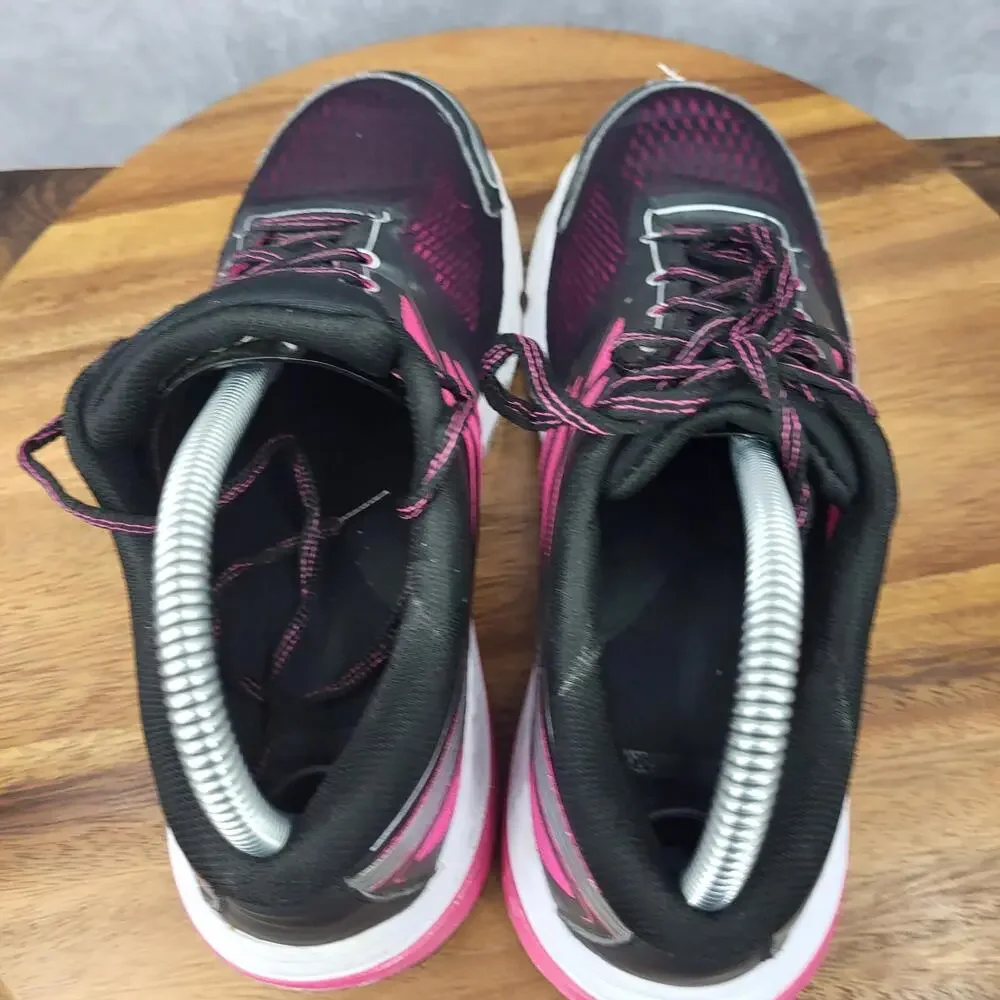 Avia ‎ Running Shoes Womens 8.5 Black Pink Arch Support Sneakers Trainers