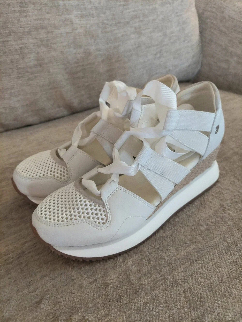 Gioseppo Muir Open Sneakers Espadrille Style With Straps Size 8 US (EU 39)