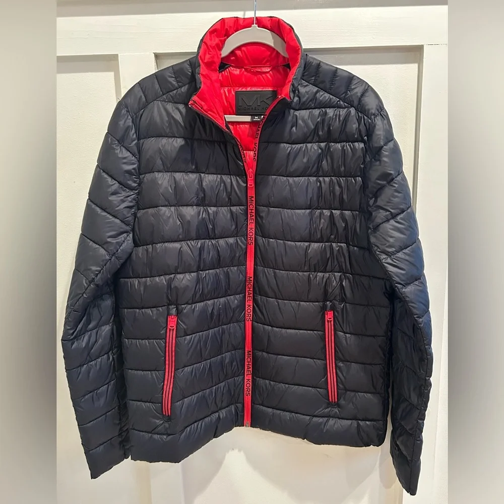 Michael Kors Baxter Nylon Puffer Jacket - Size M