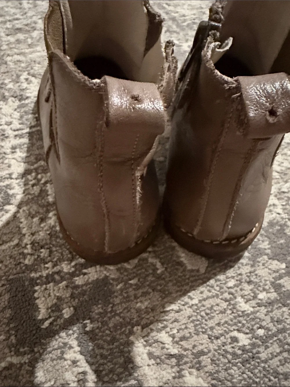 Manuela de juan brown leather