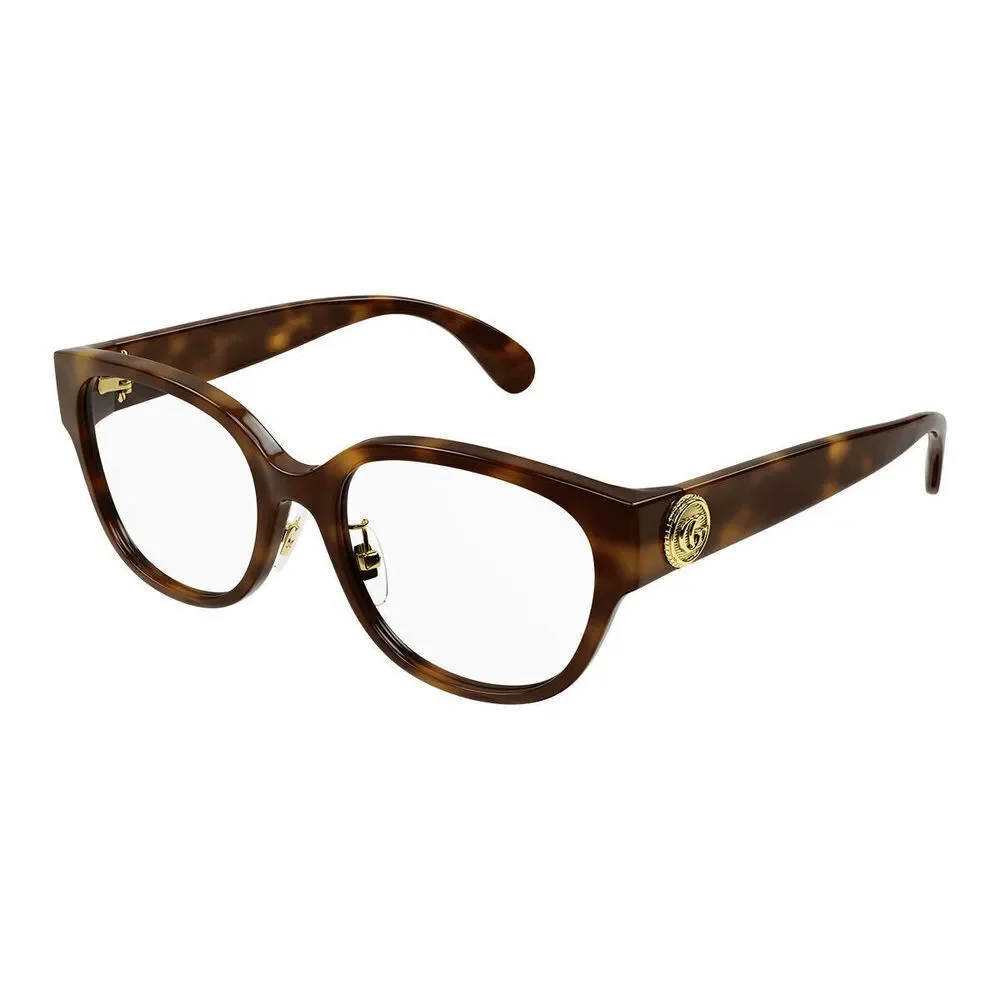 NWT Gucci GG1411oK-003 Havana Square 53mm Eyeglasses