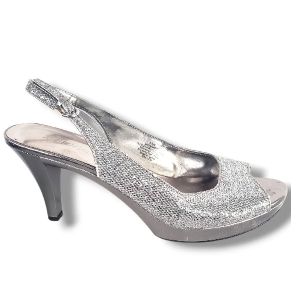 Nine West shimmering silver