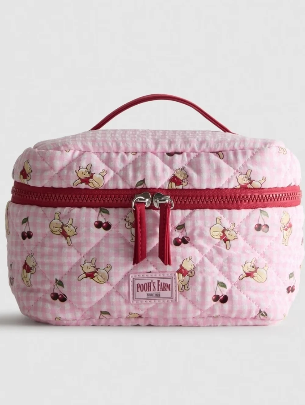 Pooh's Farm Pink Quilted Makeup Bag - Winnie the Pooh, Primark