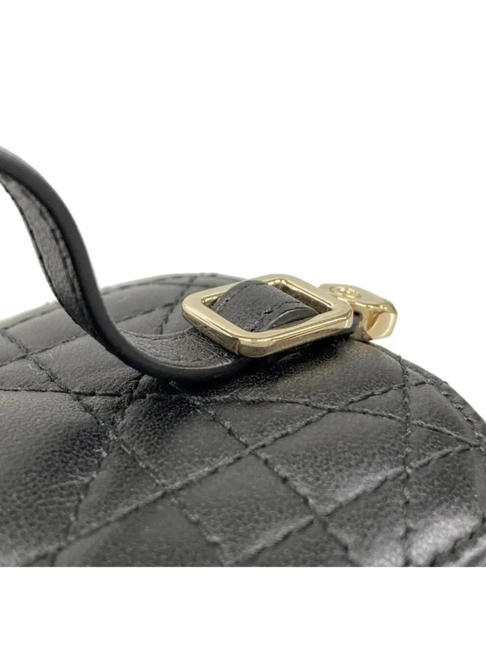 Dior Vanity Cannage Stitch Black Mini Bag Leather
