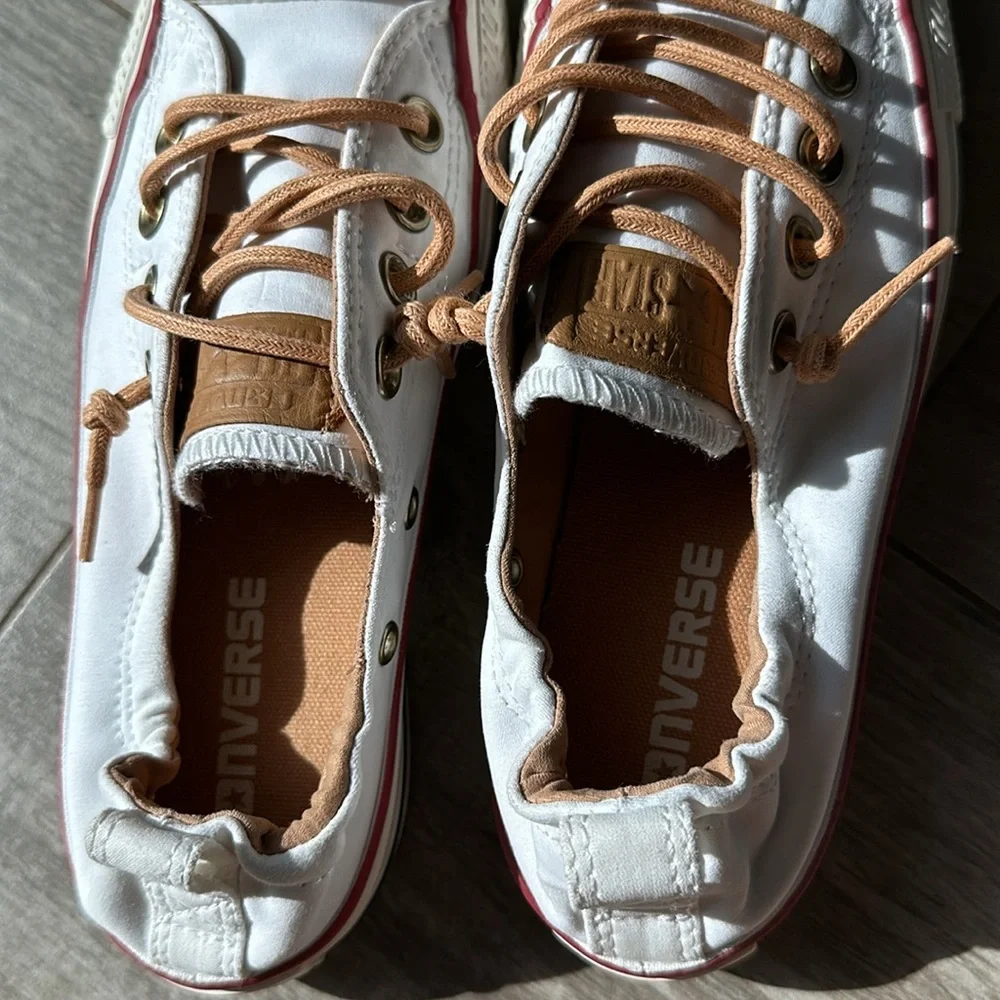 Converse Chuck Taylor All Star Shoreline Slip shoes - biscuit with tan laces