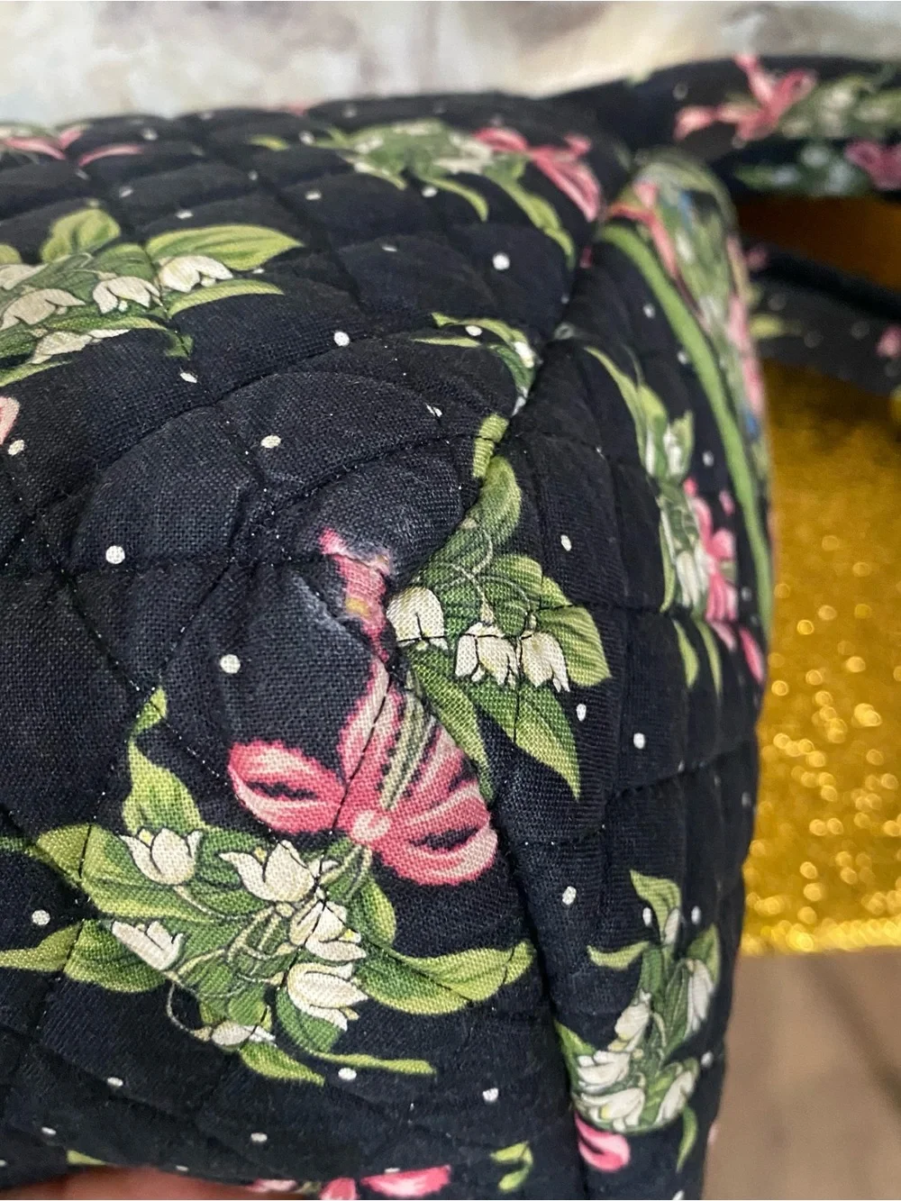 Vera Bradley green all pockets