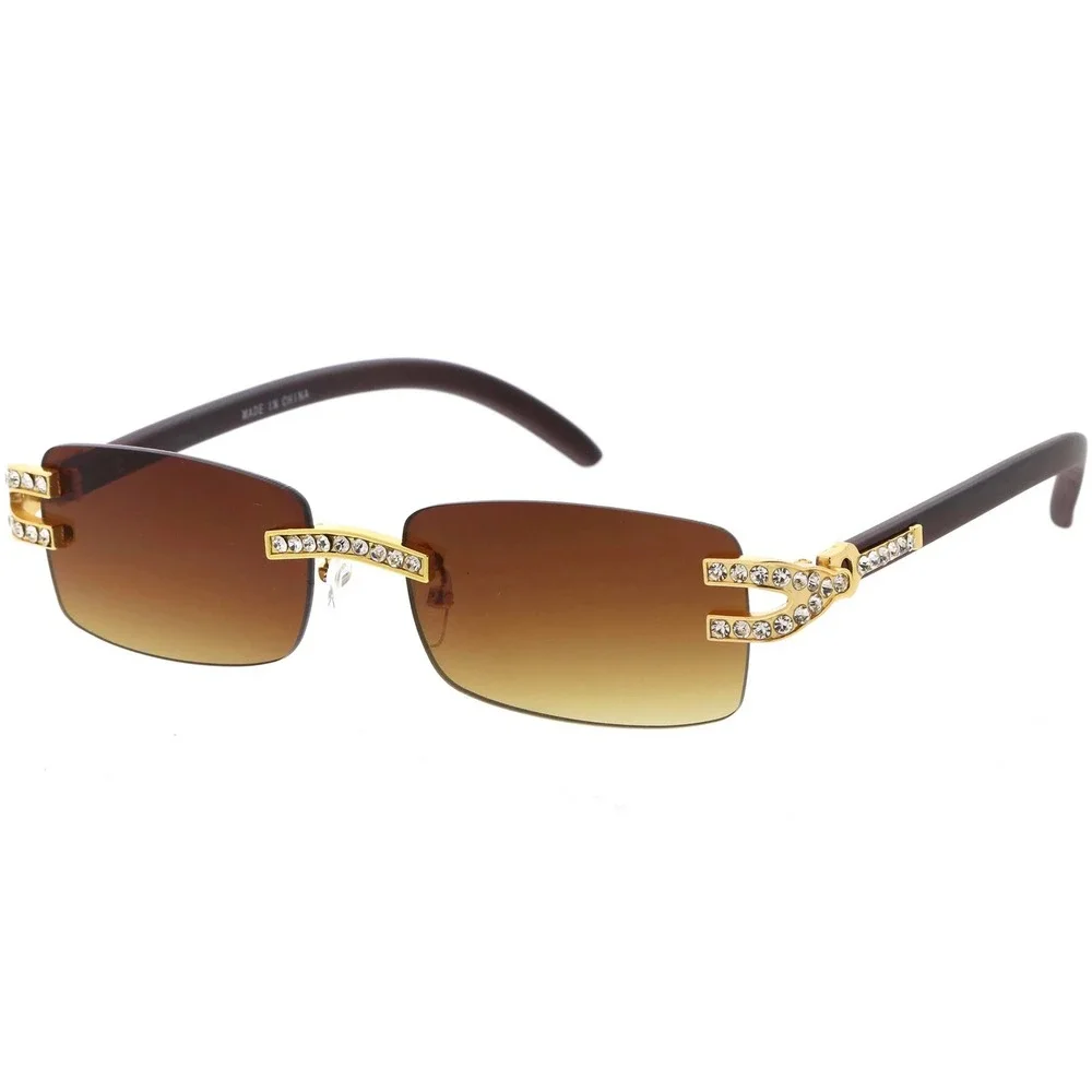 N/A gold rimmed