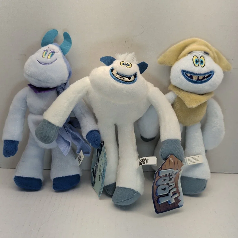 Smallfoot Plush Toy Set Migo Meechee Gwangi Warner Bros Toy Factory 10