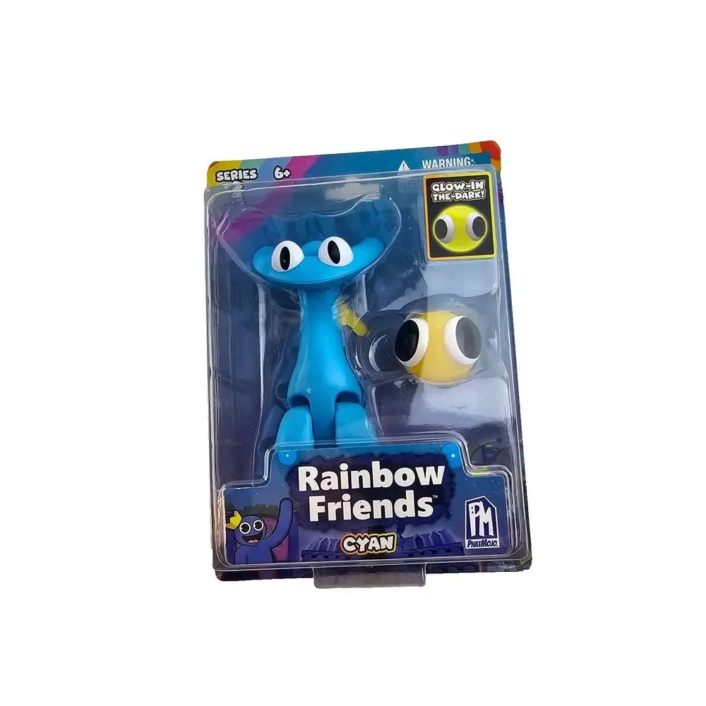 Rainbow Friends Cyan Figure Series 2 PhatMojo Glow in the Dark Sealed Roblox Toy