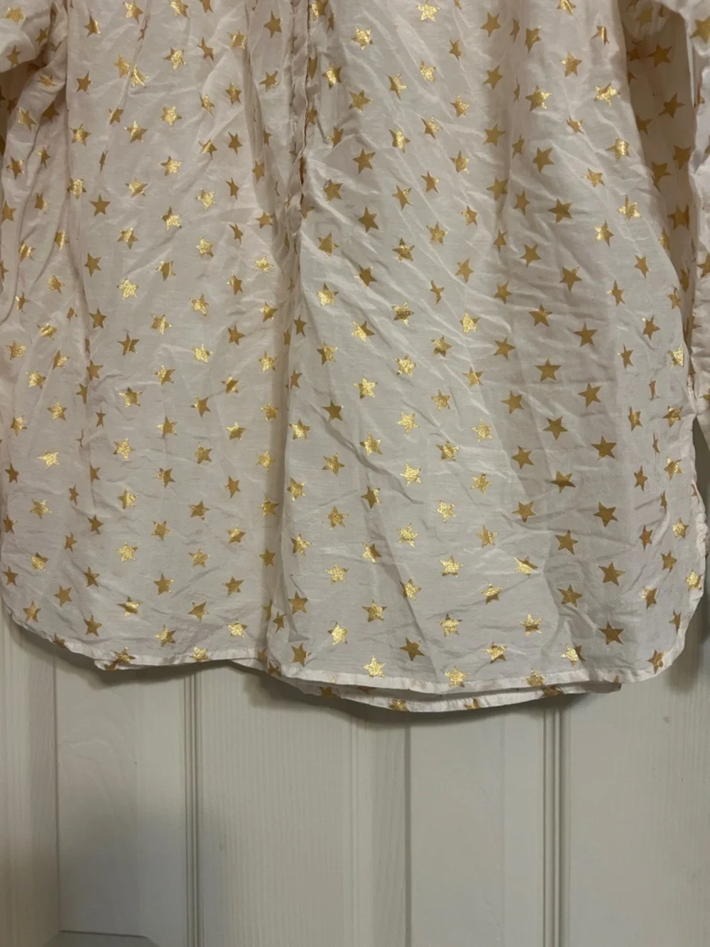 J. Crew button metallic