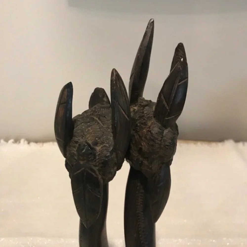 Handmade dark wood