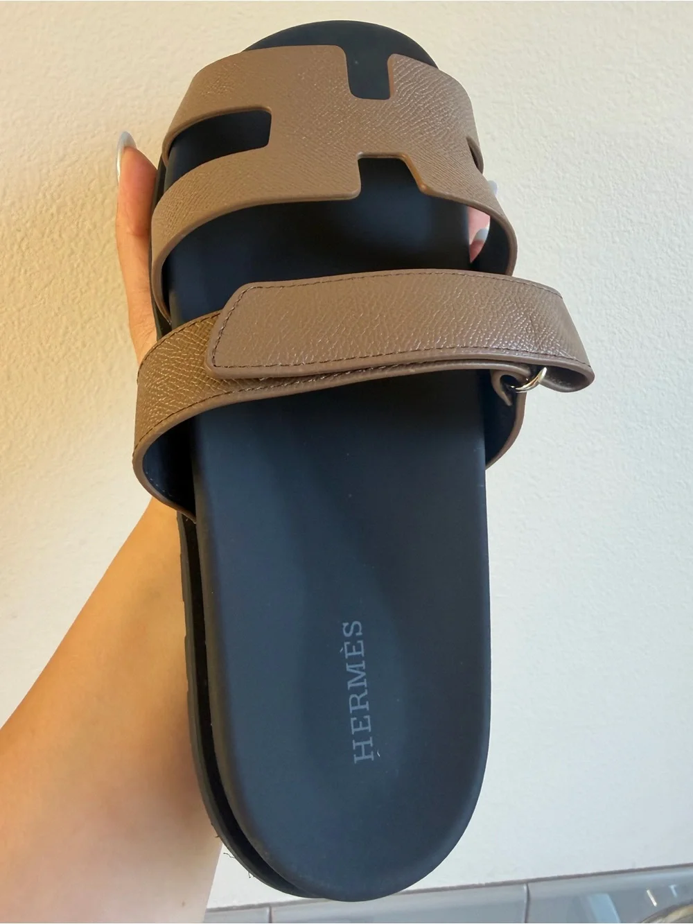 Hermes designer slides