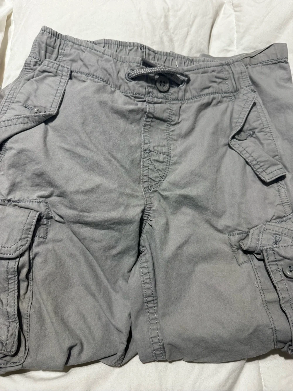 Gap Kids Gray Cargo Pants - Casual Everyday Utility