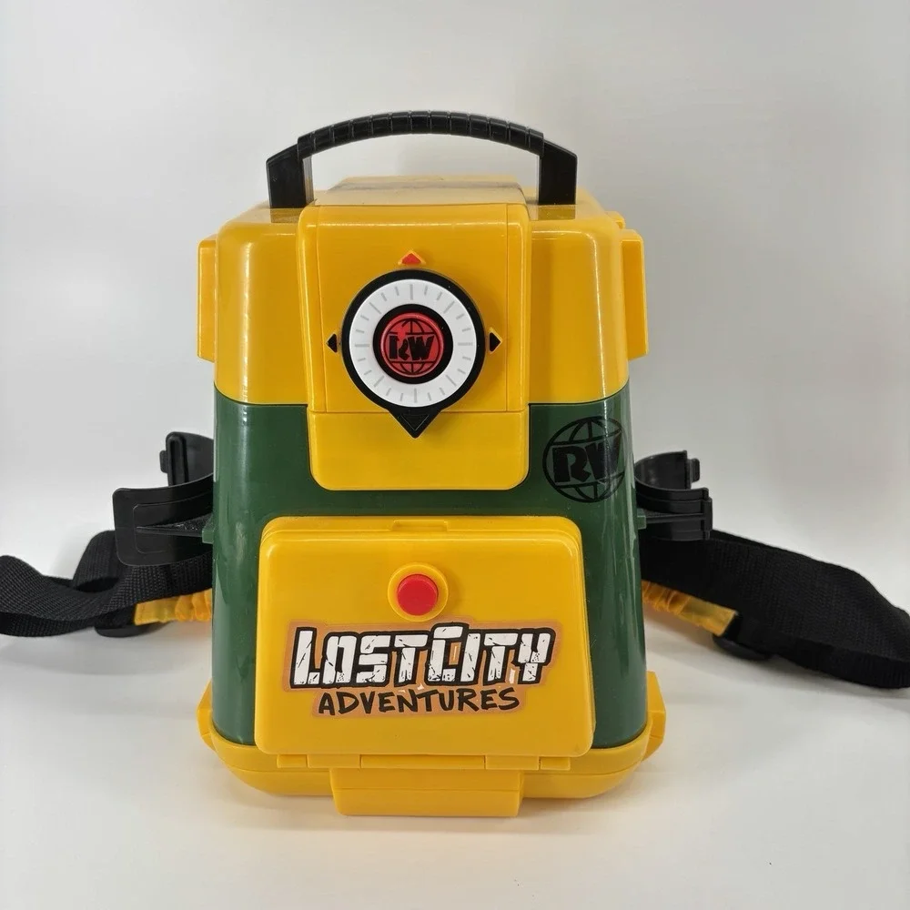 Ryan's World Lost City Adventures Backpack Playset Flashlight Binoculars Figures