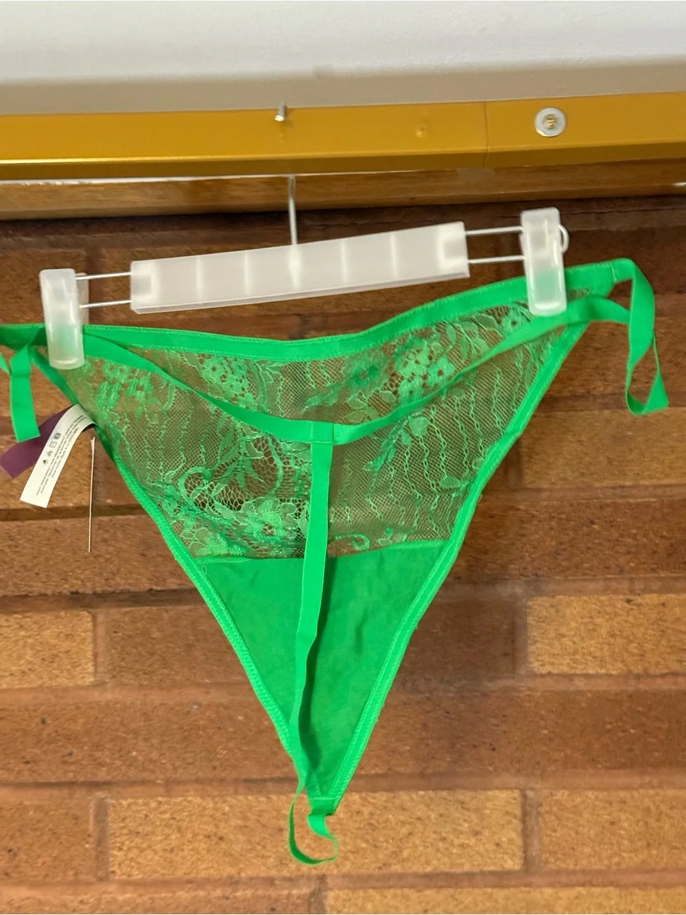 Adore Me sheer emerald