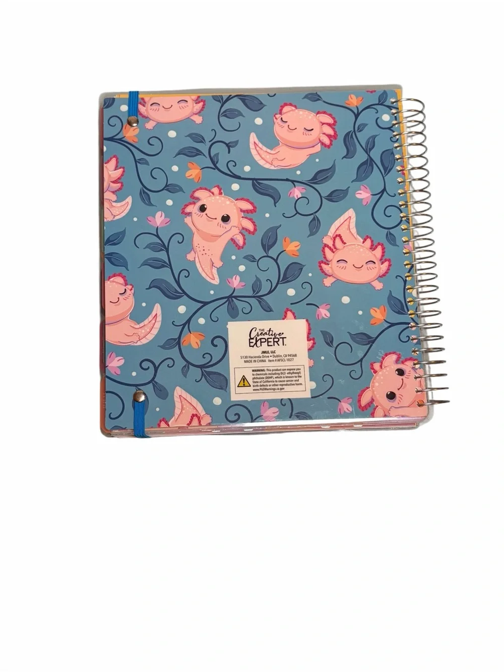The Creative Expert Pink & Blue Axolotl 17-Month Planner 8/26 - 12/27