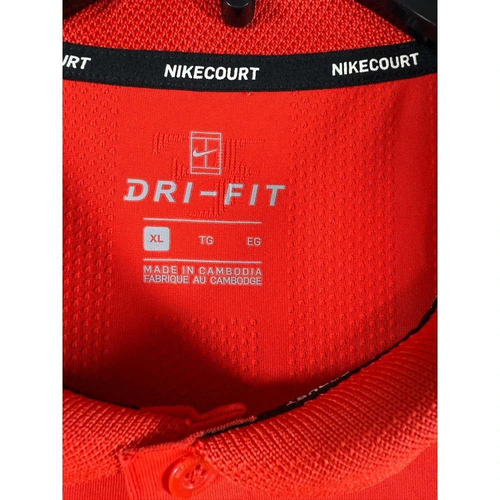 Nike Court Federer Zonal Cooling RF Advantage Polo Tennis Shirt 888202-634 XL