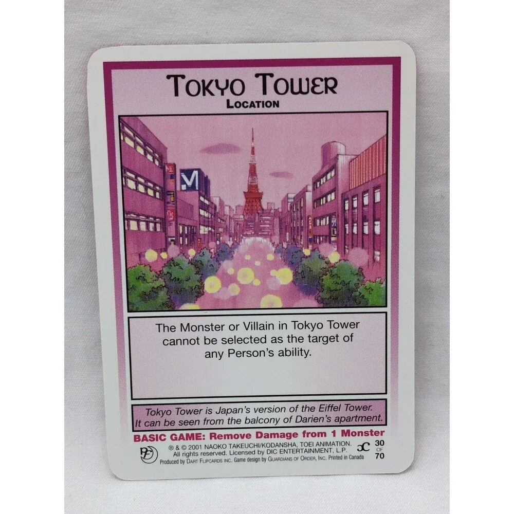 Tokyo Tower Sailor Moon CCG Past And Future Card #30