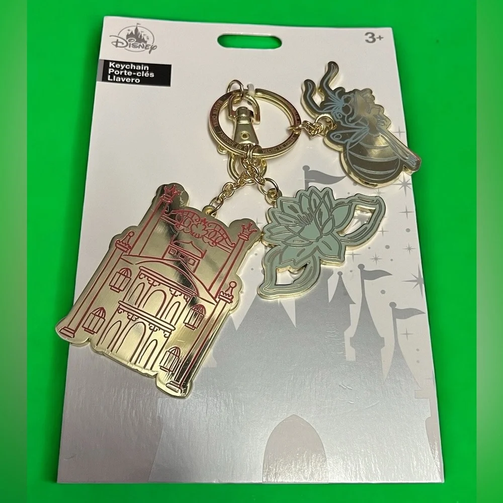 Disney Parks The Princess and the Frog Ray Firefly Metal Keychain NEW