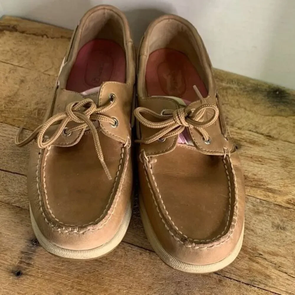 Sperry brown leather