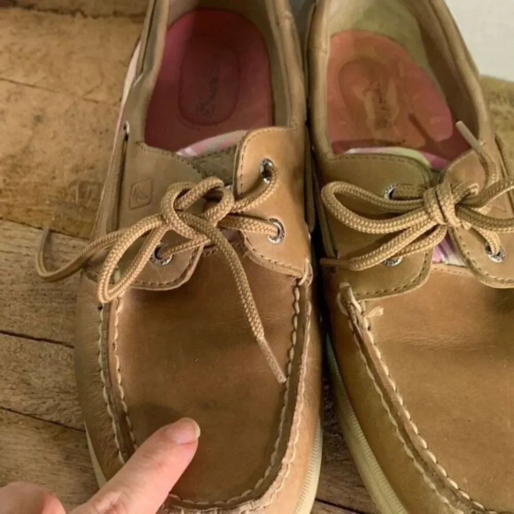 Sperry brown leather