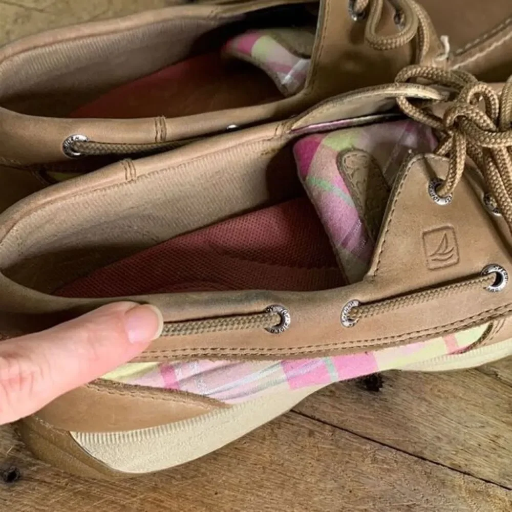 Sperry brown leather