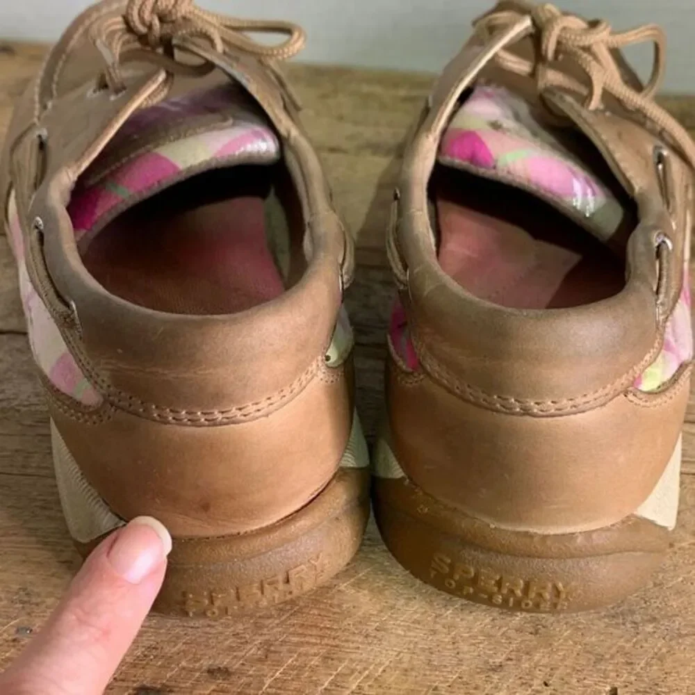Sperry brown leather