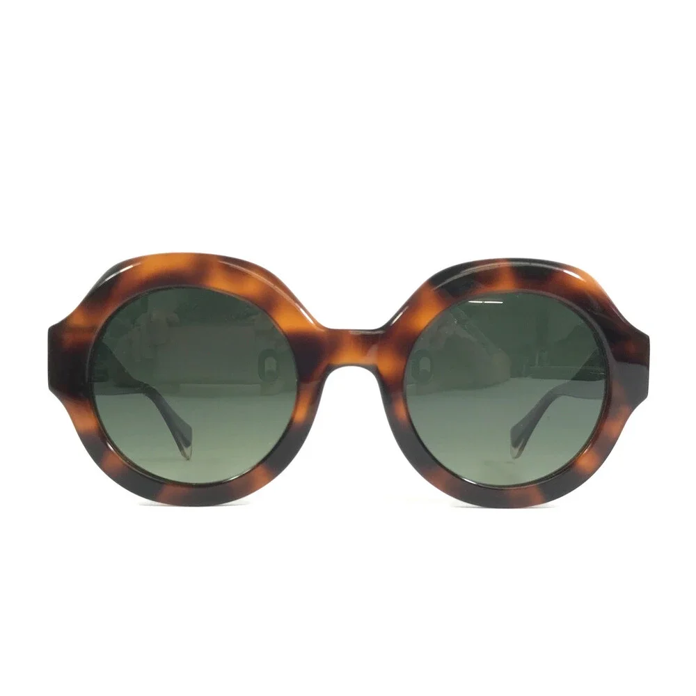 Gigi Studios Sunglasses MADDIE 67063/2 Tortoise Frames w/ Green Polarized Lenses