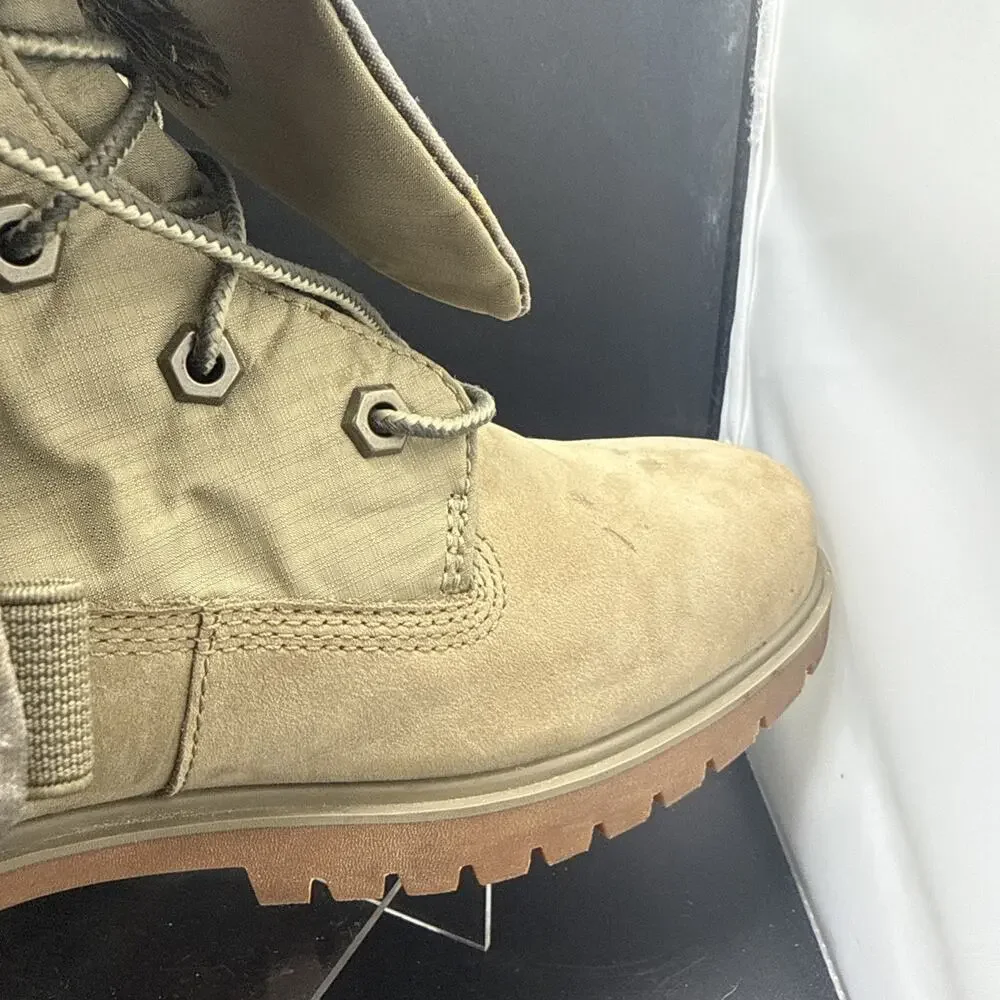 Timberland A2660 Roll Top Combat Boots Olive Camo Women’s US 9.5 A1THJ