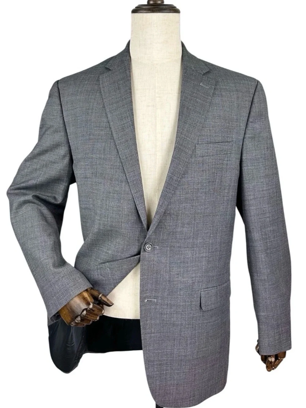 Chaps Two-Piece Suit Blazer 44L Pants 42x30
