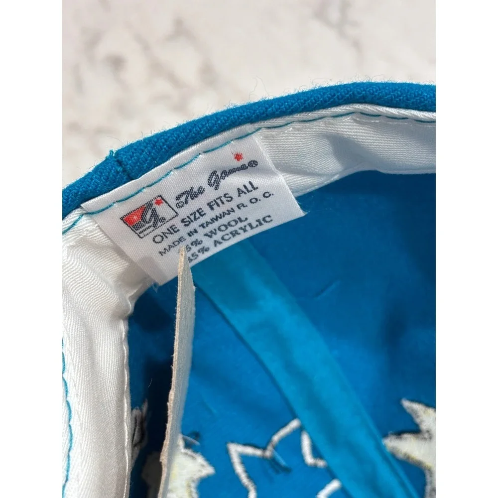 Vintage 1996 Atlanta Olympics Izzy Mascot Hat The‎ Game Aqua Snapback NWT