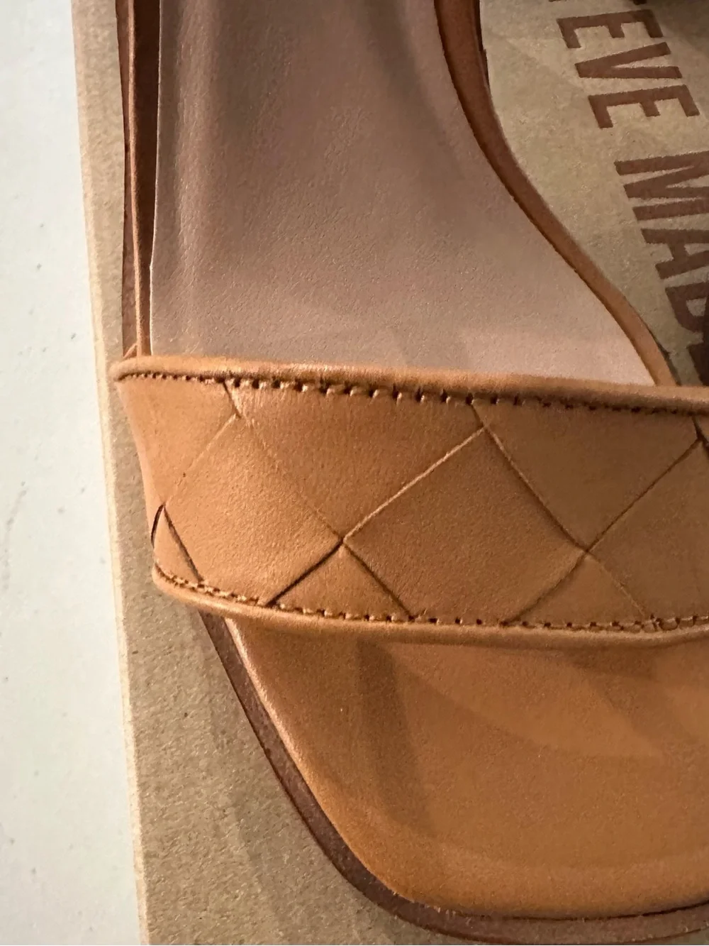 Steve Madden sophisticated cognac