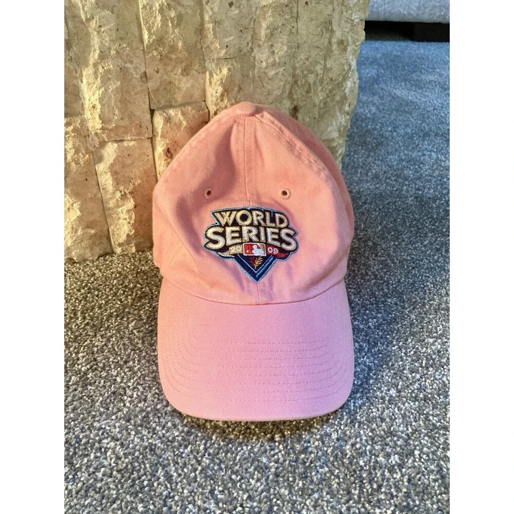 World Series 2009 Twins Enterprise Genuine Brand‎ Womens Pink baseball cap hat