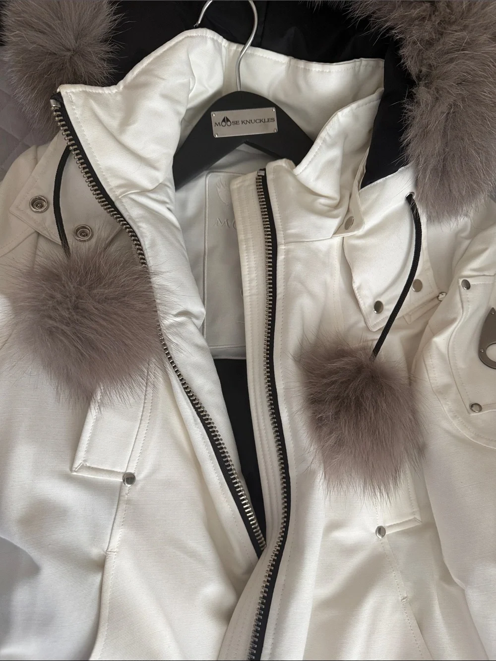 Moose Knuckles jacket hem